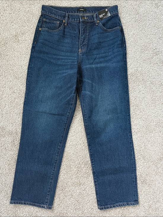 Express Denim - Express straight ankle, high-rise stretch, jeans